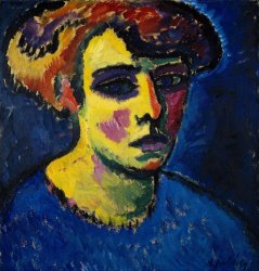 Alexei Jawlensky Frauenkopf [head of a Woman]